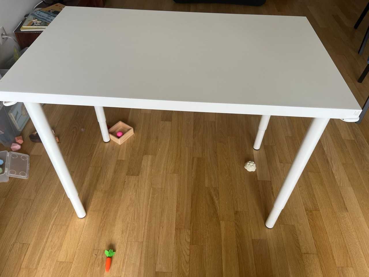 Stół Ikea Linnmon 100×60 cm z regulowanymi nogami