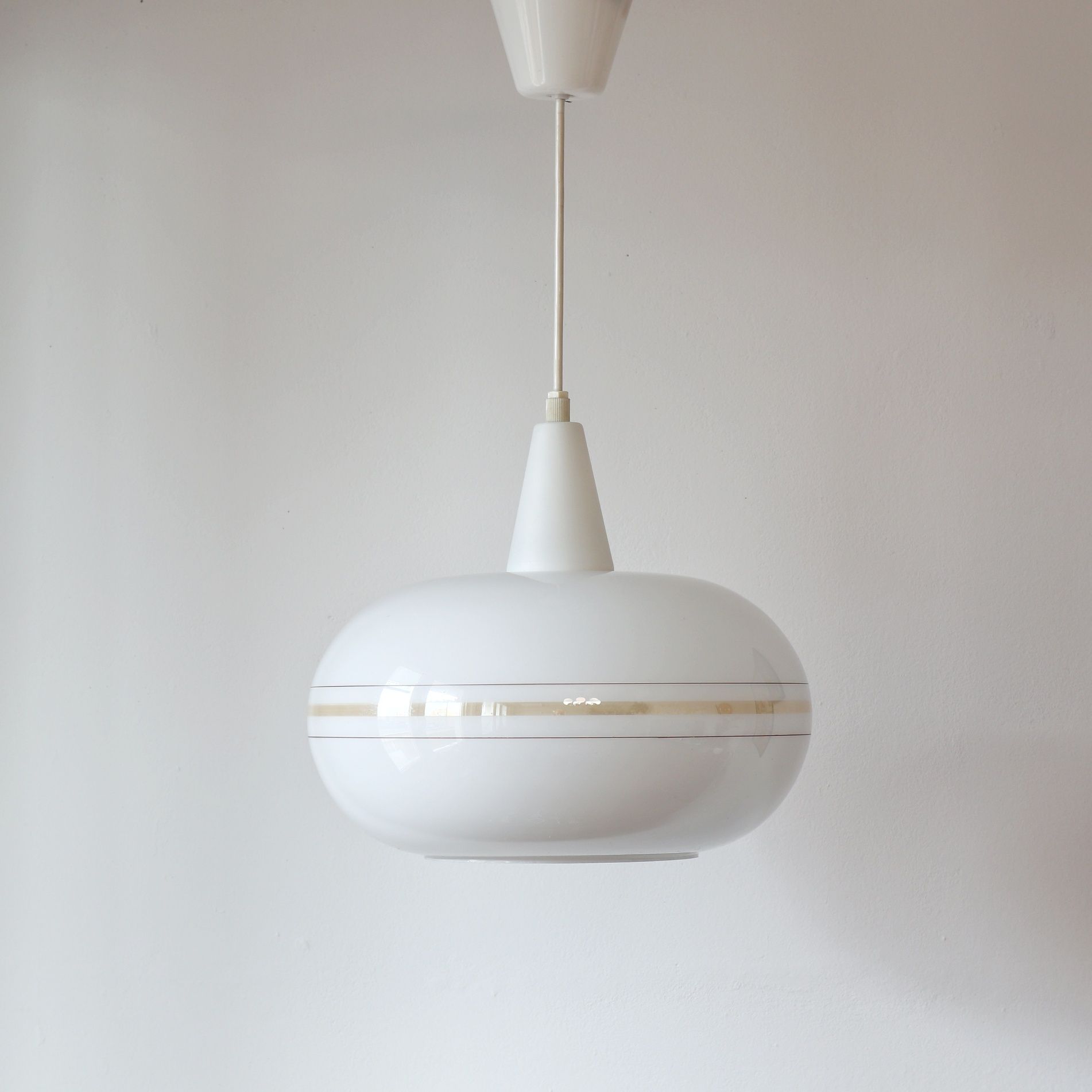 Lampa wisząca Polam Piła Typ 12.Z.028 vintage retro PRL