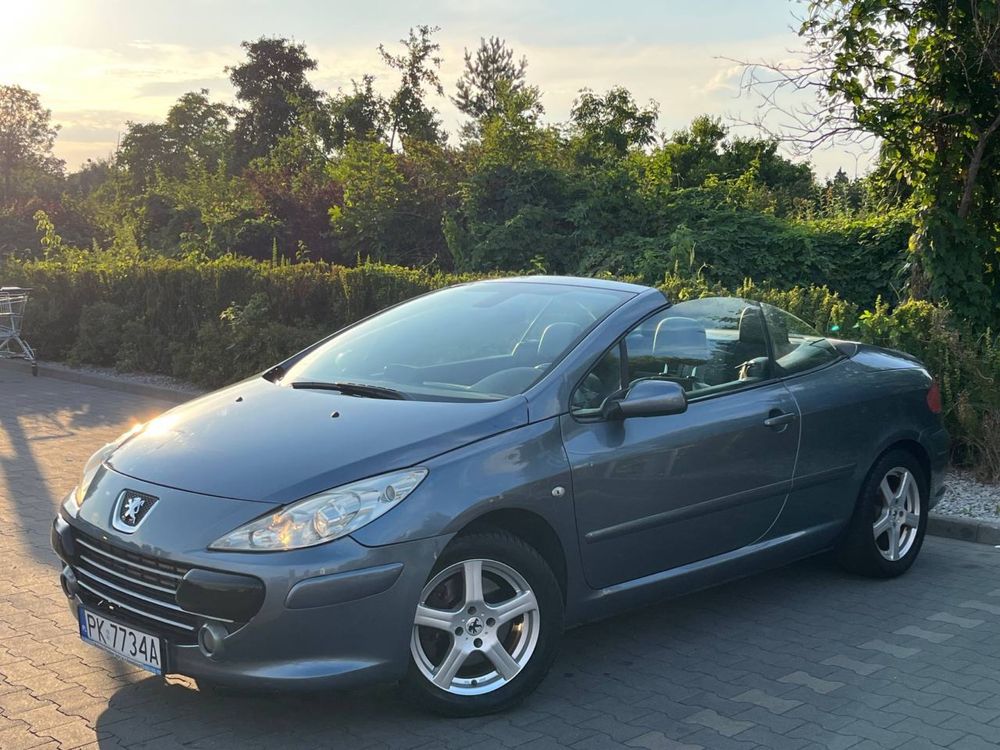 Peugeot 307cc 2.0HDI//navi//klima//skora//cabrio//bardzo dobry stan