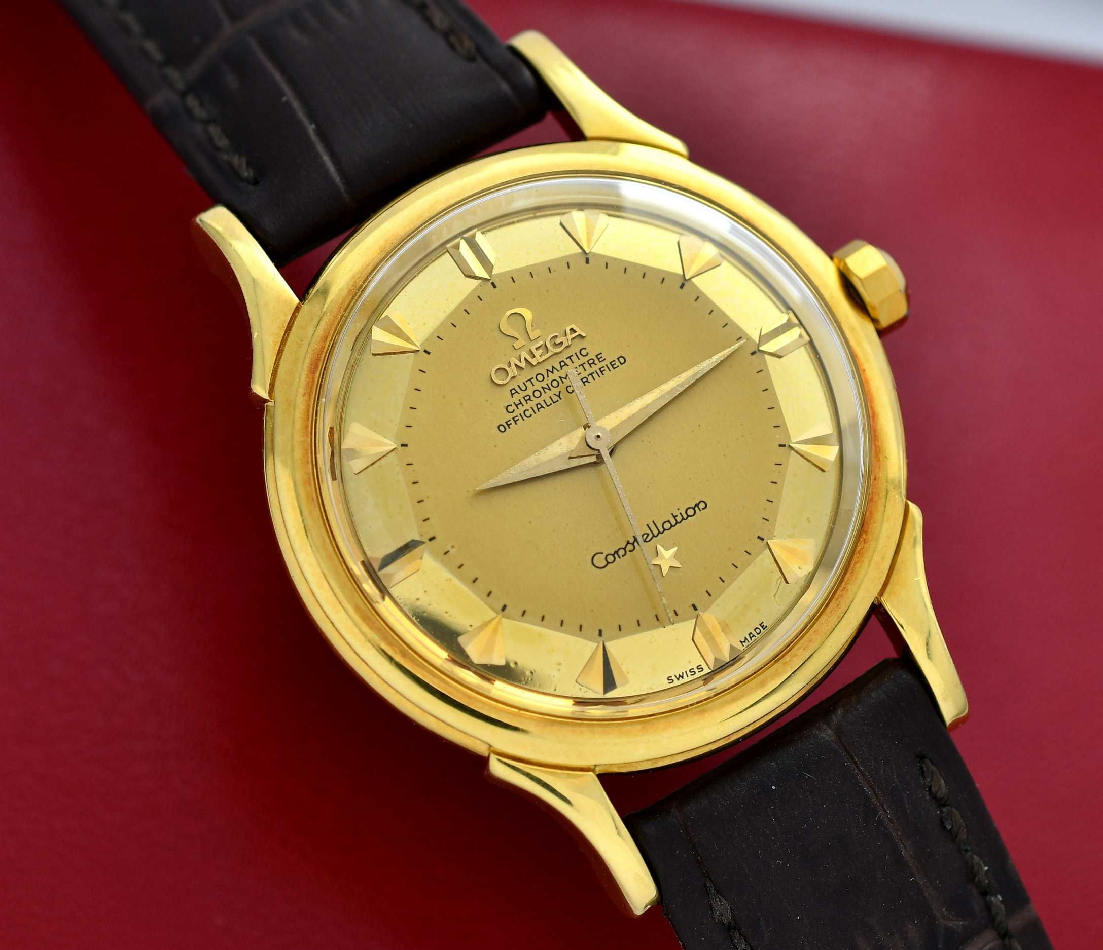 Zegarek OMEGA Constellation Automatic ZŁOTO 18K - Vintage z 1956 r.