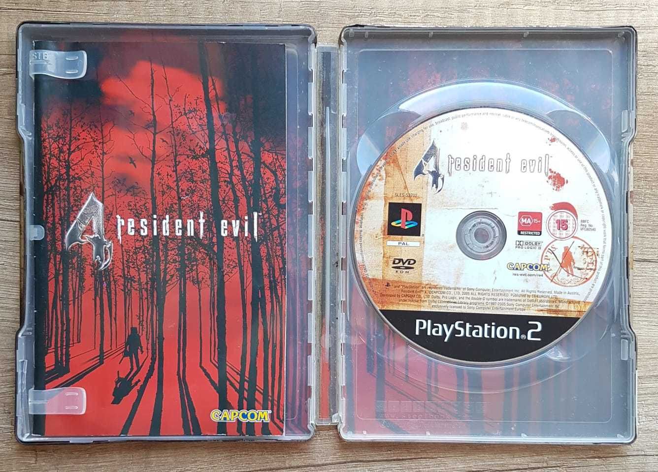 Resident Evil 4 steelbook PS2 prezent Playstation 2 PS2