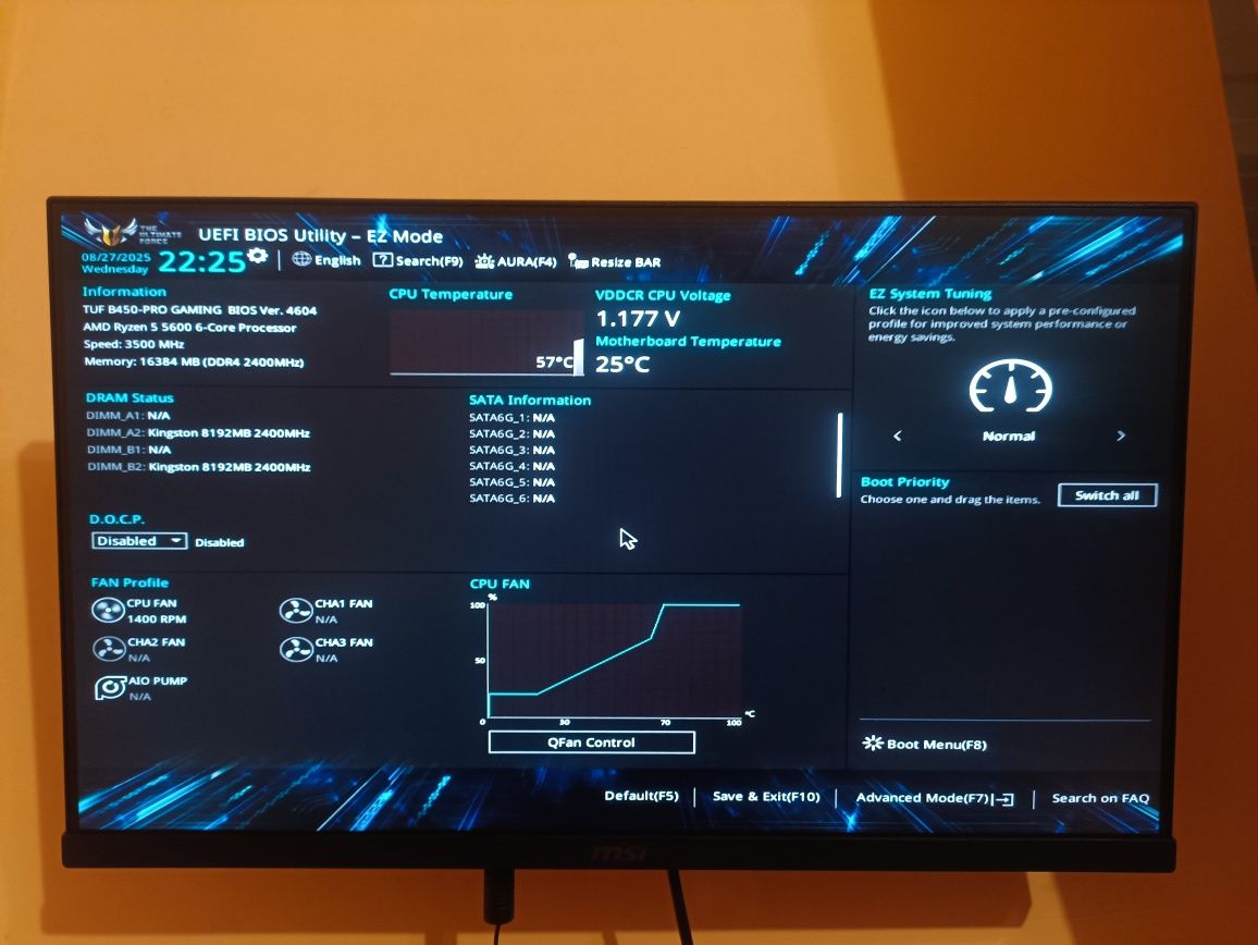Комплект B450/5600/DDR4