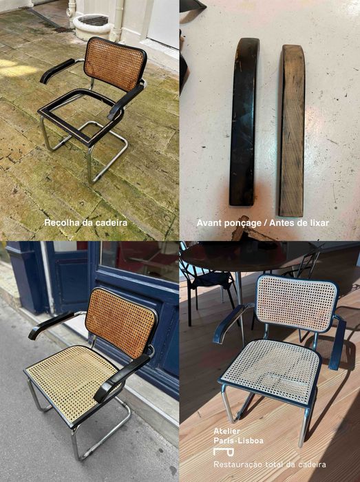 Reparação de Cadeiras Marcel Brauer Especializado em Palhinha e Verniz