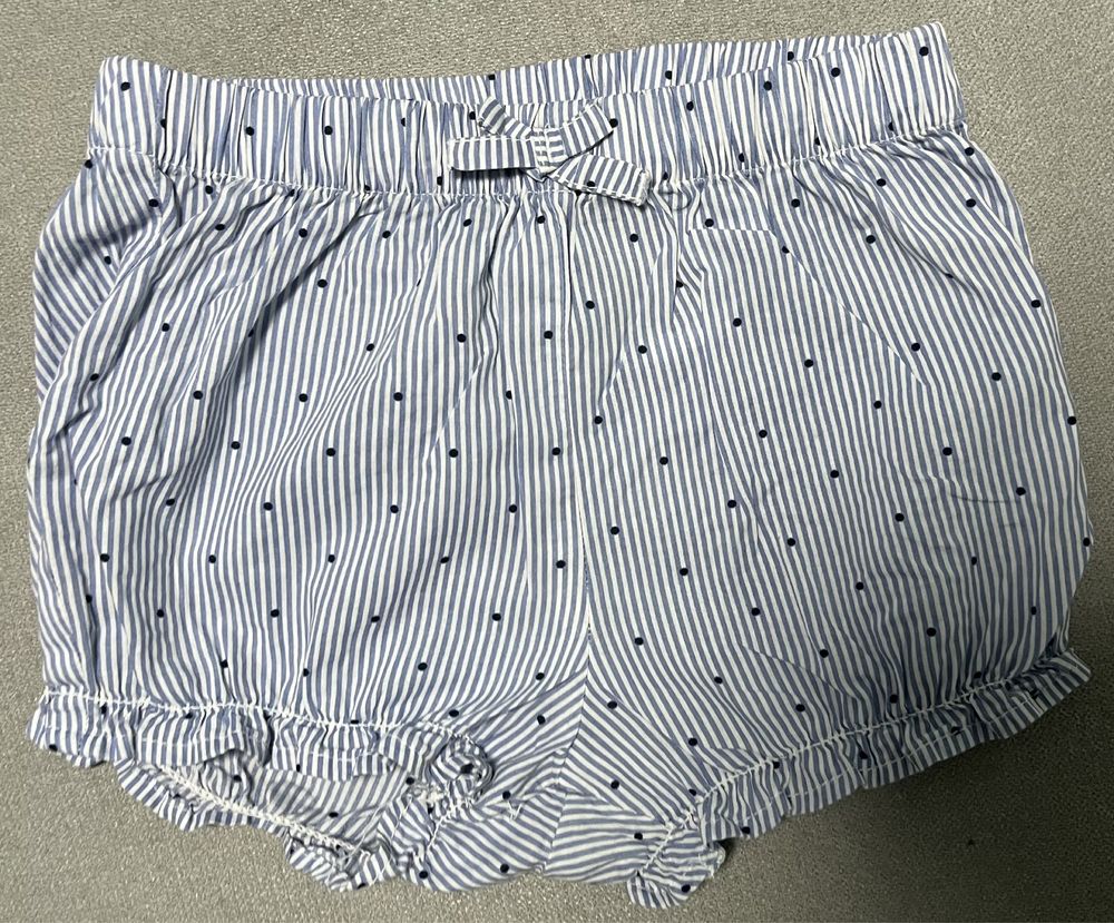 Zestaw bluzka i spodenki bloomersy w kropki grochy H&M r.86