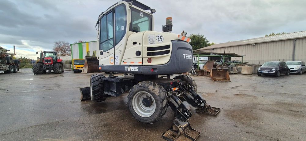 Terex TW 85, 4 łyżki 110, lemiesz i podpory idealny stan  klima perfekcyjny stan