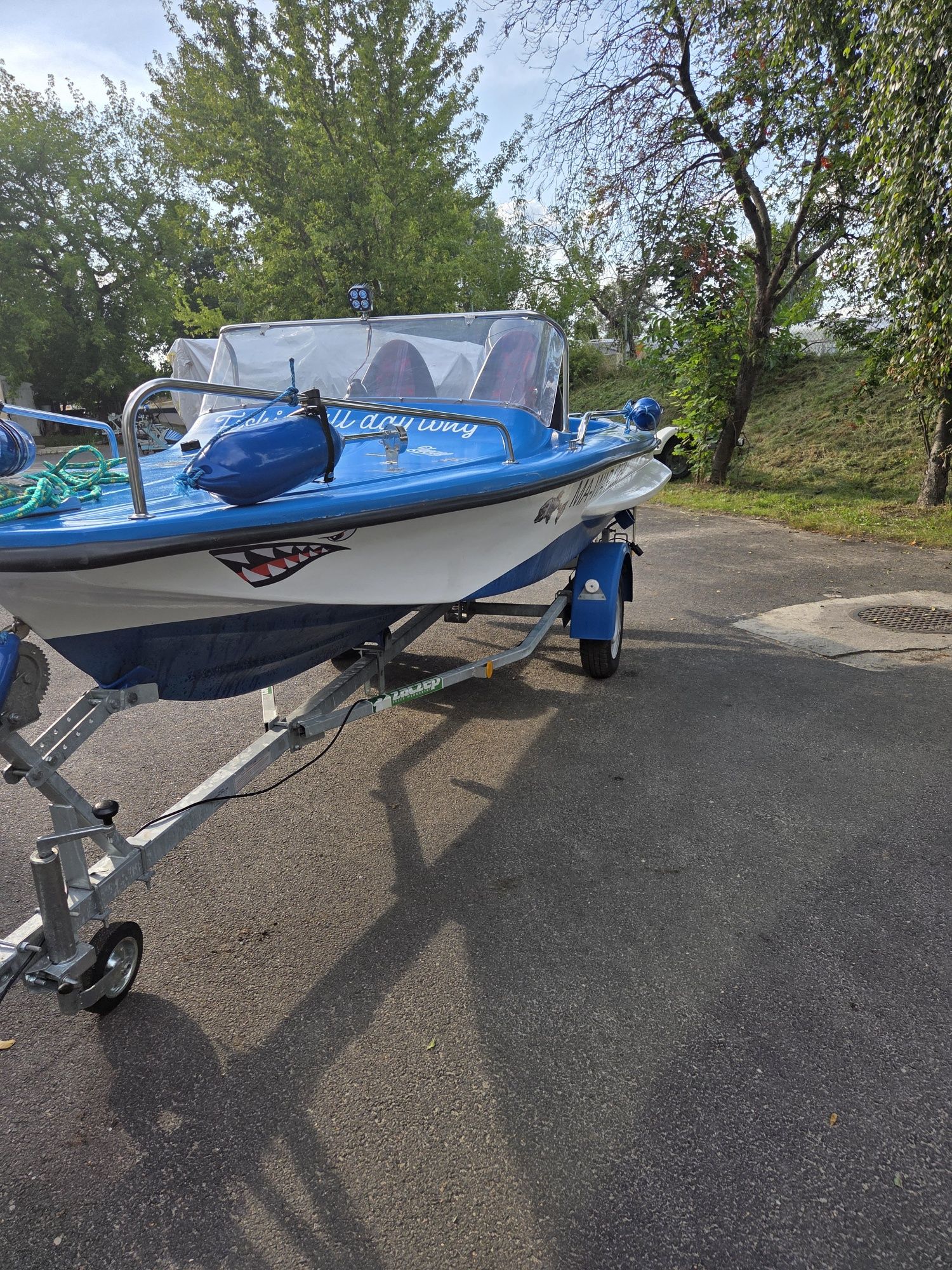 Łódz motorowa motorówka szczeciński mokasyn