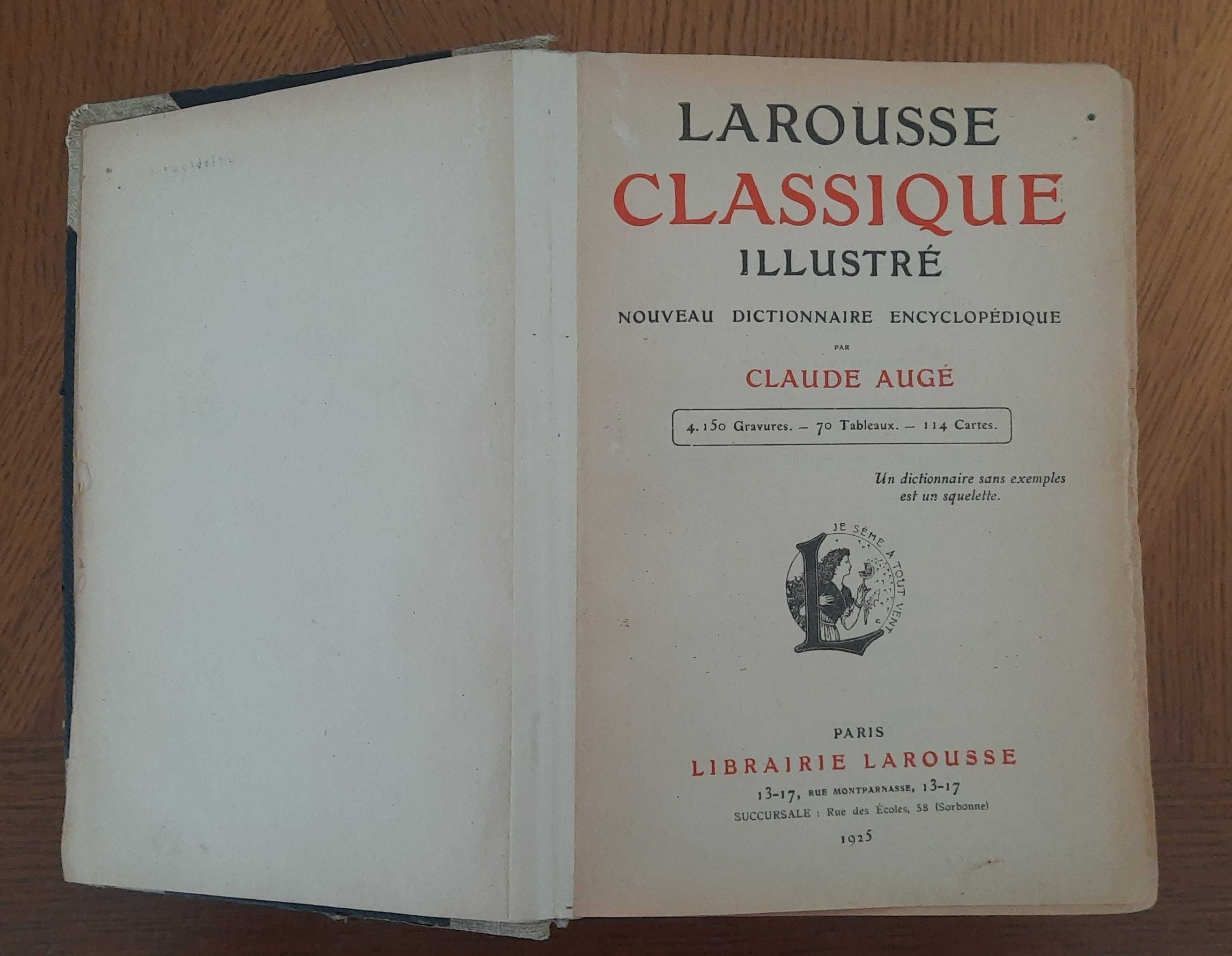 Encyklopedia Larousse classique illustre 1925 rok