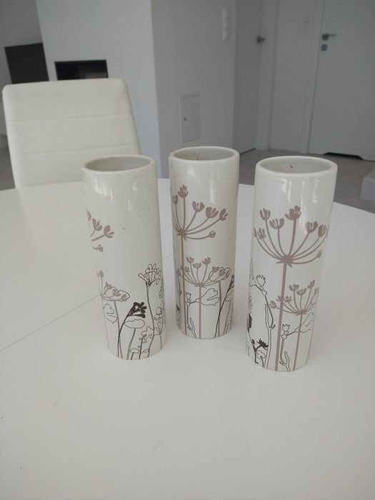 Wazoniki na kwiaty, wazon 3 sztuki.
