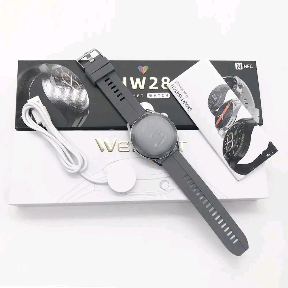 HW28 Pro Smartwatch, com chamadas (Novo) Cinzento