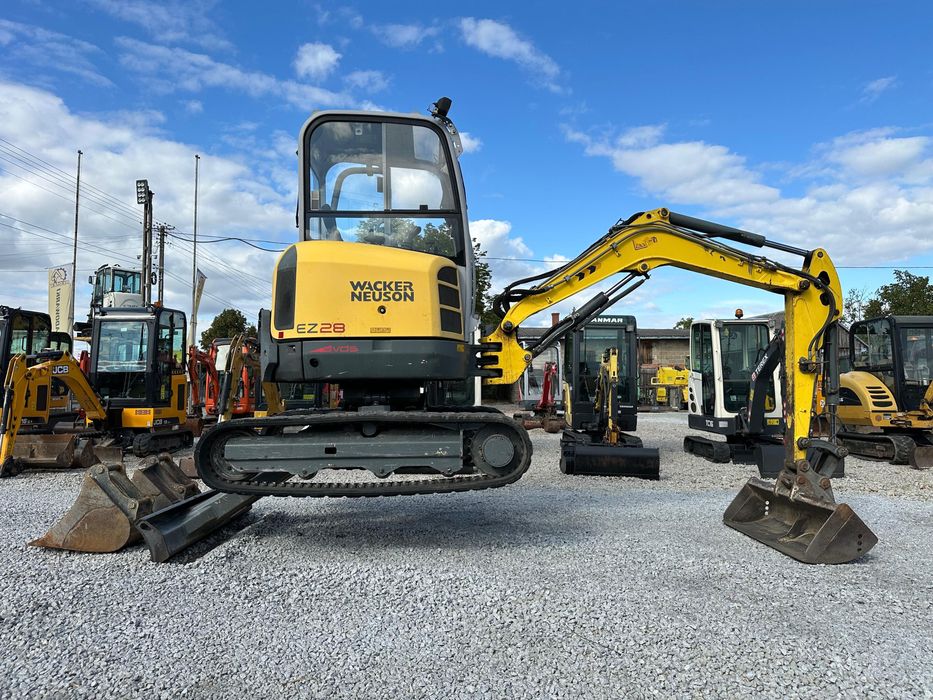 Minikoparka Wacker Neuson. EZ28 z VDS 2014 roku 1 WŁ waga 3000kg