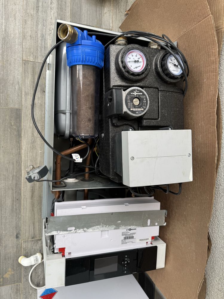 Zestaw grzewczy piec Viessmann Vitodens 200-W + zasobnik CWU Vitocell