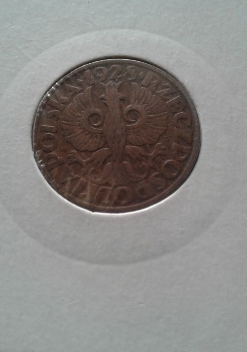 5 groszy 1928 rok-piękne-oryginał