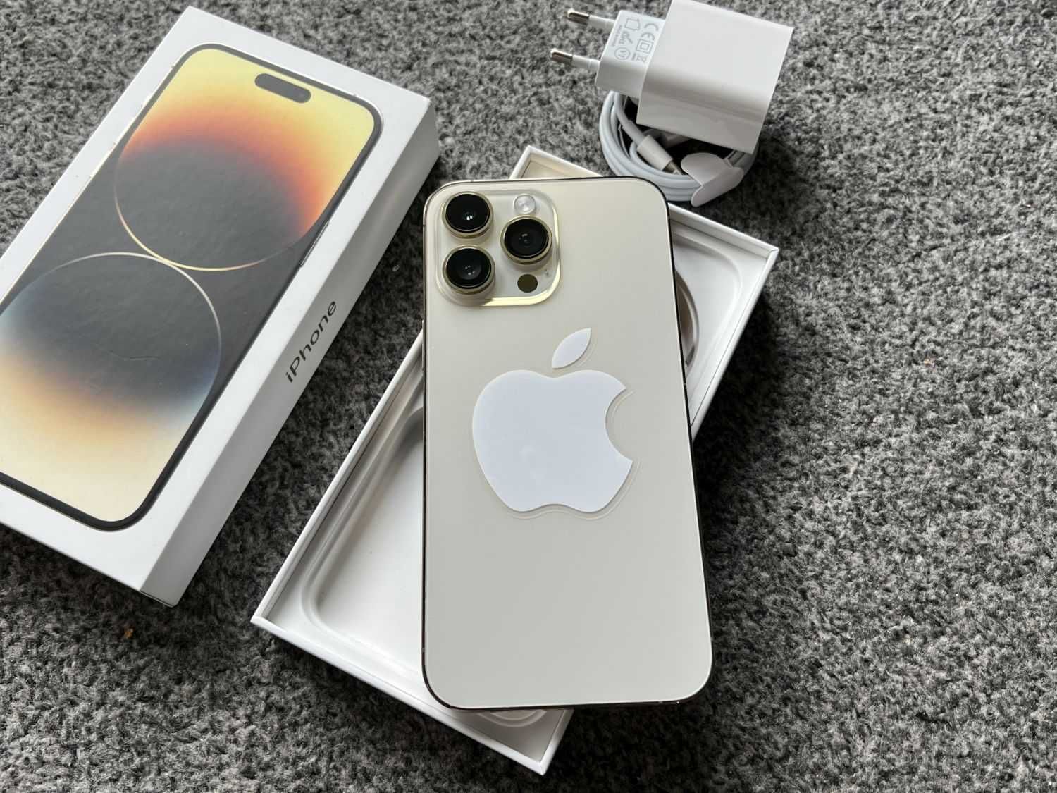 iPhone 14 Pro Max 512GB GOLD ZŁOTY Rose Bat98% GWAR FAKTURA 23%