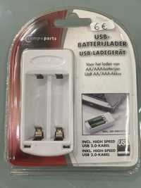 Carregador de Pilhas USB