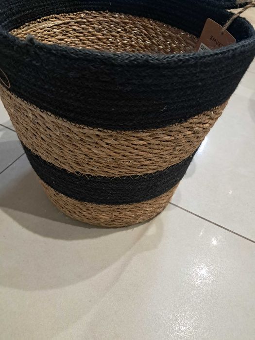 Kosze z trawy morskiej nowe