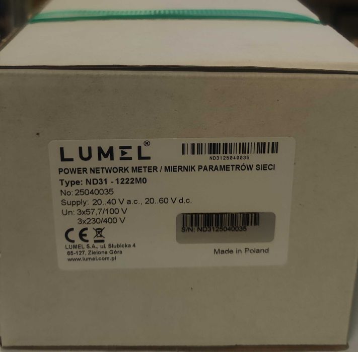 Miernik parametrów sieci Lumel