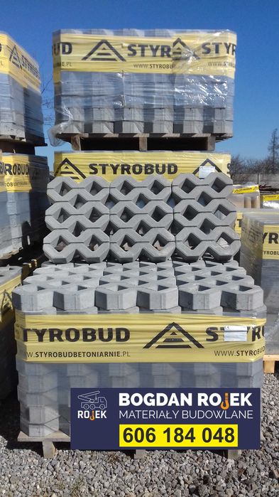 Płyta ażurowa betonowa MEBA podjazd skarpa parking