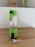 nowy zielony blender przenośny bezprzewodowy usb do soków owoców