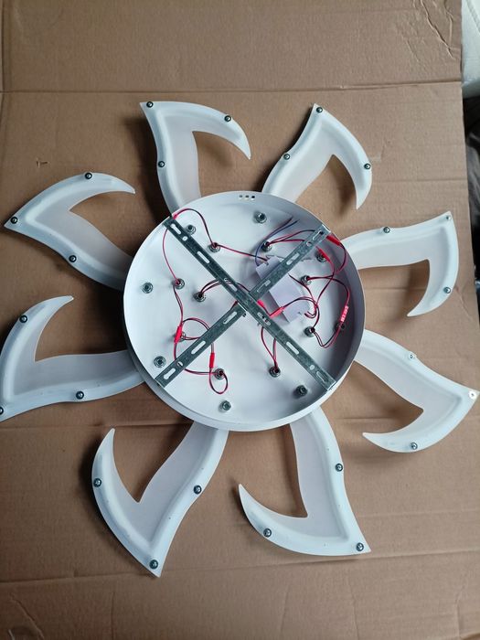 Nowa lamp sufitowa LED MYYCX 80w pilot i aplikacja 80cm 3 barwy swiatl