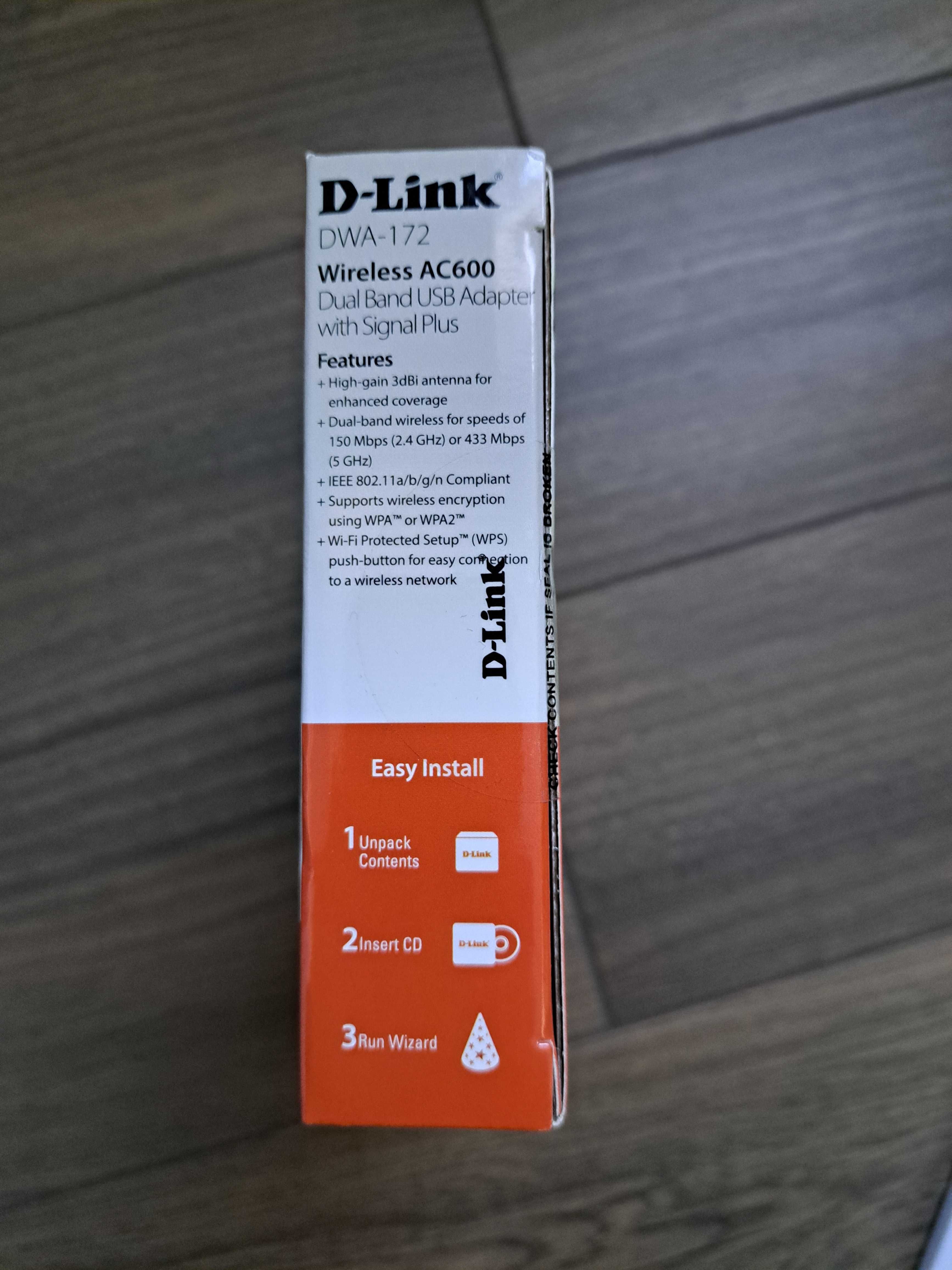 D-link DWA 172 wireless AC600 dual band usb adapter with signal plus