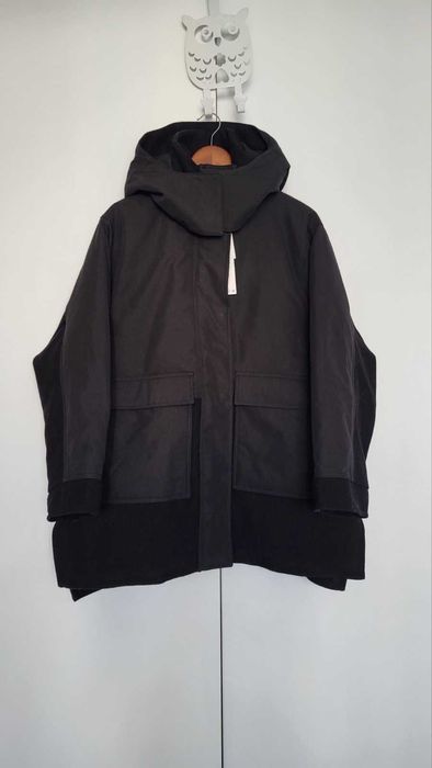 Стильна куртка парка Zara жіноча oversize демисезонна S-M та L-XL