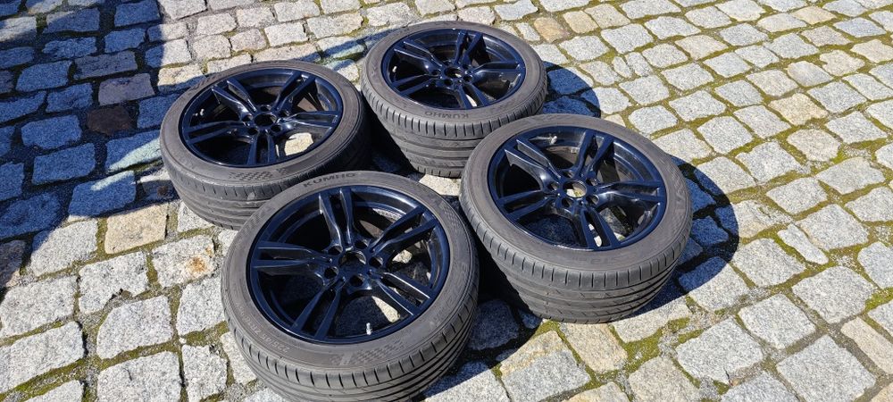 Koła 18" felgi 5x120 OE BMW Styling 400M przód tył opony