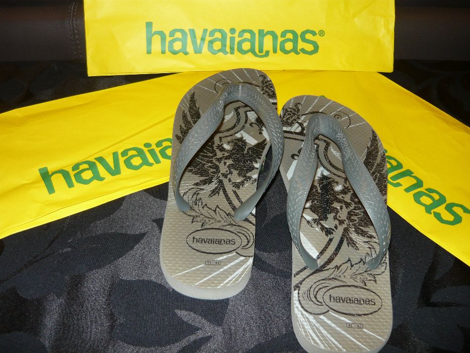 Chinelos "havaianas" - Cinza - Como novos