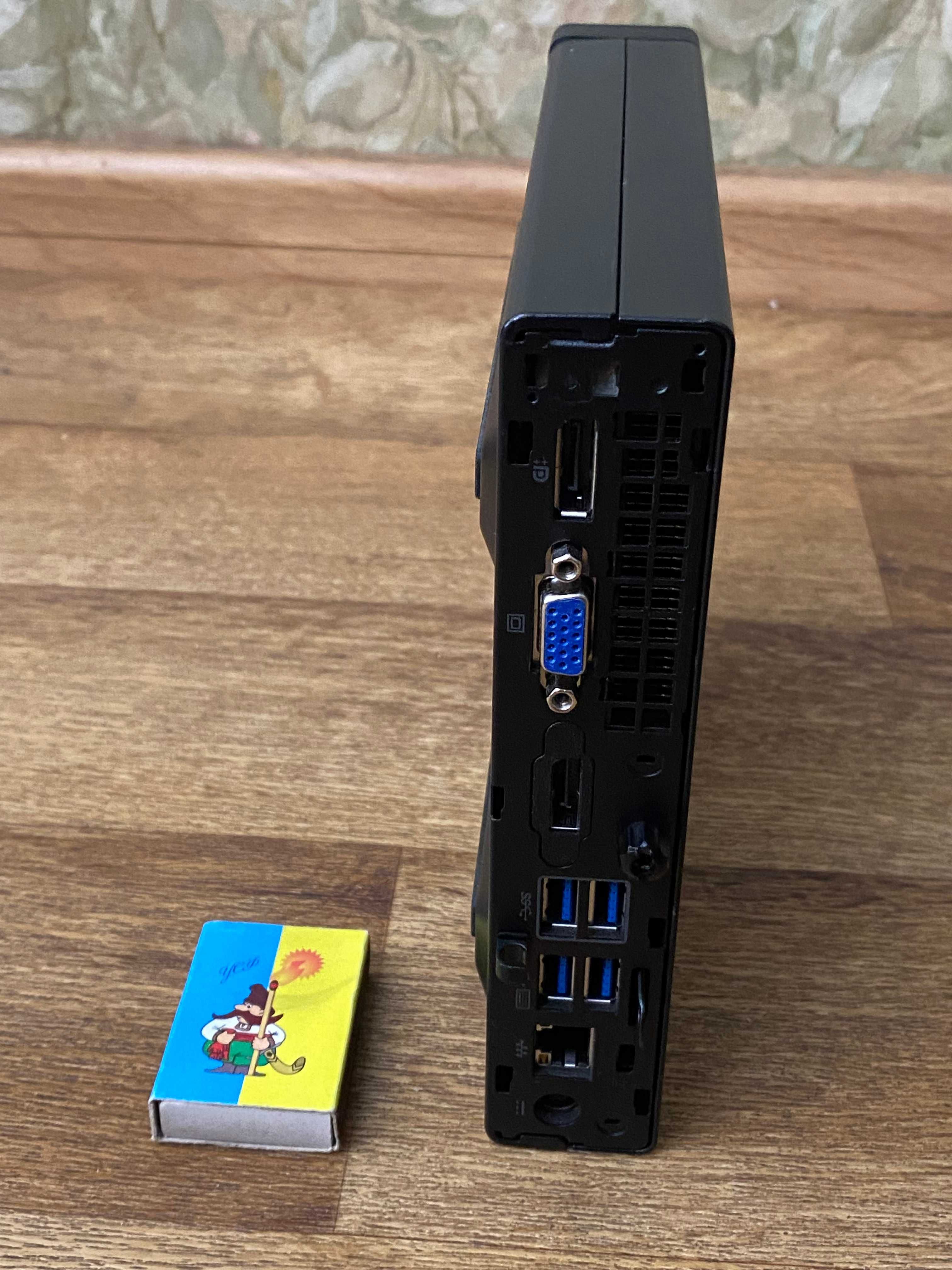 Мини ПК HP EliteDesk 800 G2, i5-6500T, 8GB DDR4,256 Gb NVME,500 Gb HDD