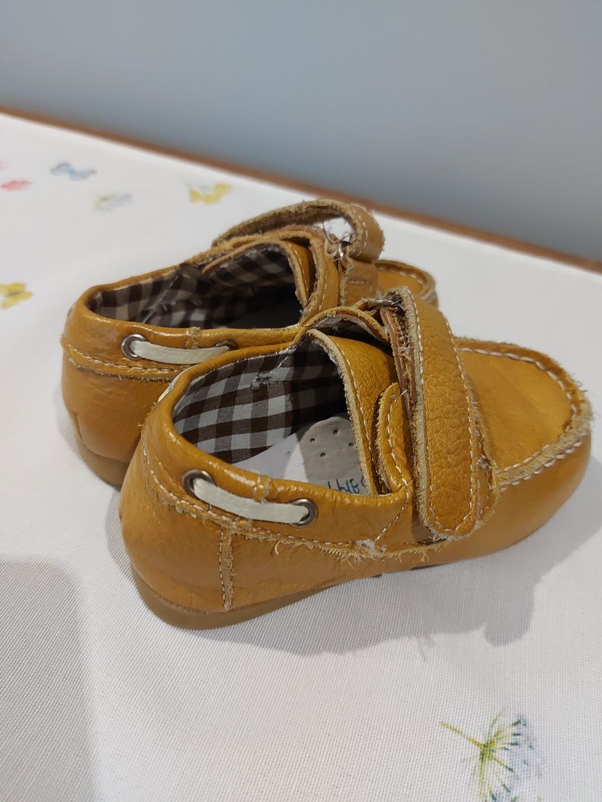 Mokasynki skóra naturalna r 22