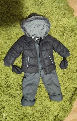 Зимовий дитячий комбінезон і куртка 9-12