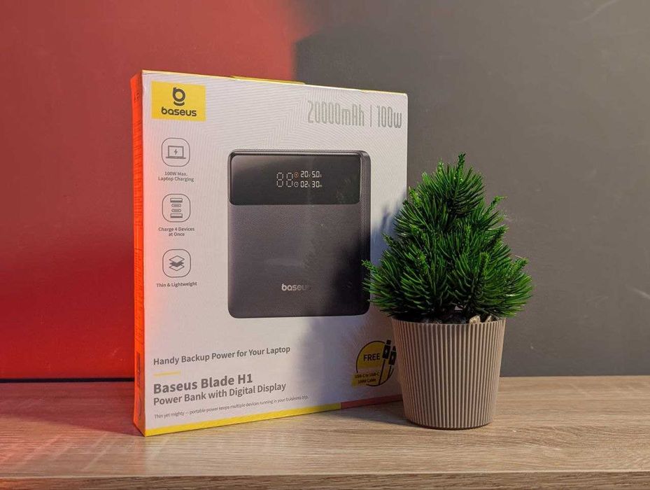 Новий • Power Bank Baseus Blade H1 20000 mAh 100W