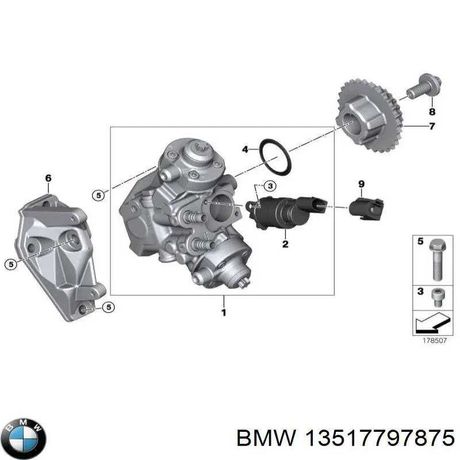 13517797875 BMW клапан регулировки давления