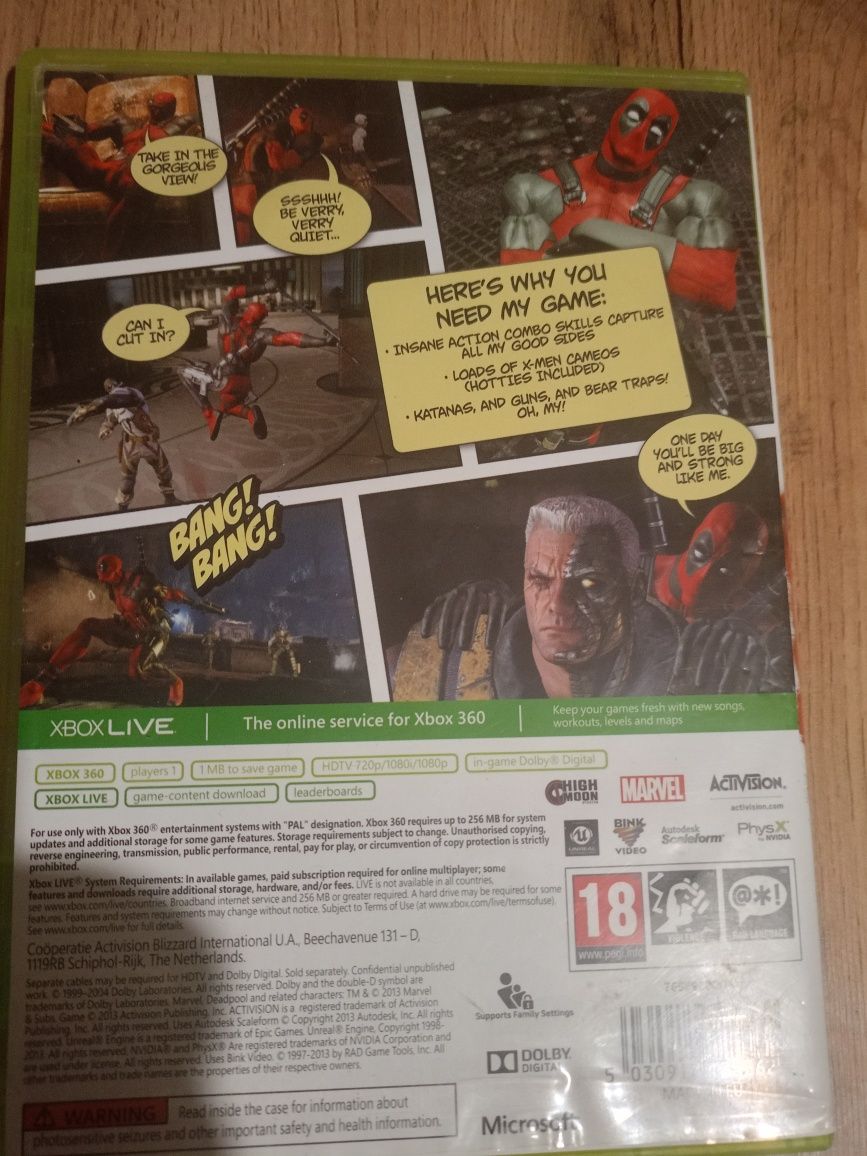 Gra w Deadpool Xbox 360
