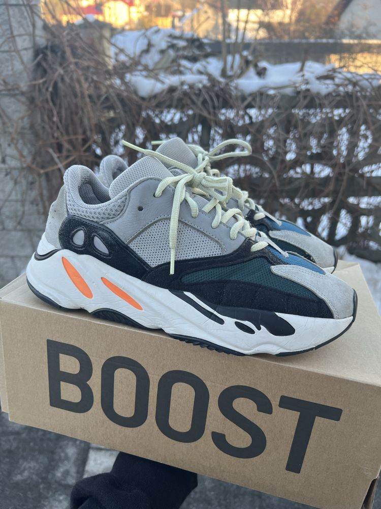 Adidas Yeezy Boost 700 V1 OG Wave Runner sneakersy niskie szare 43 1/3