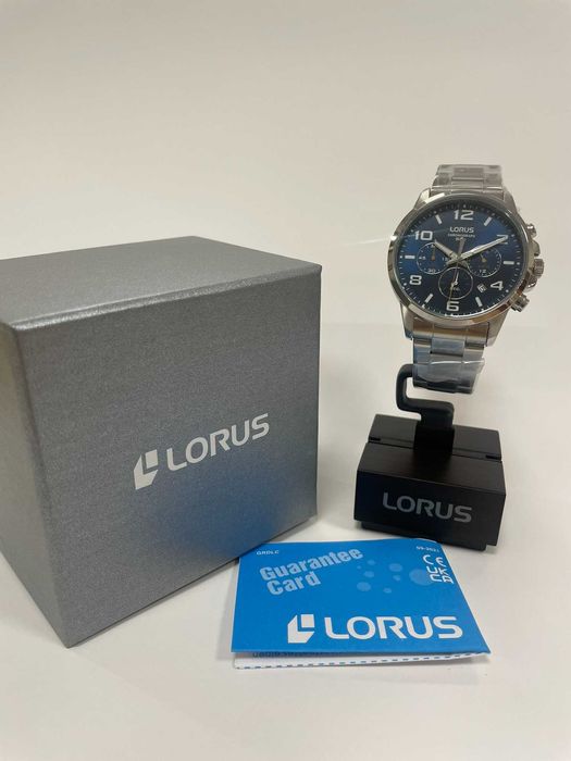 Relógio Lorus Cronografo - 43mm - Novo com Garantia RT393GX9