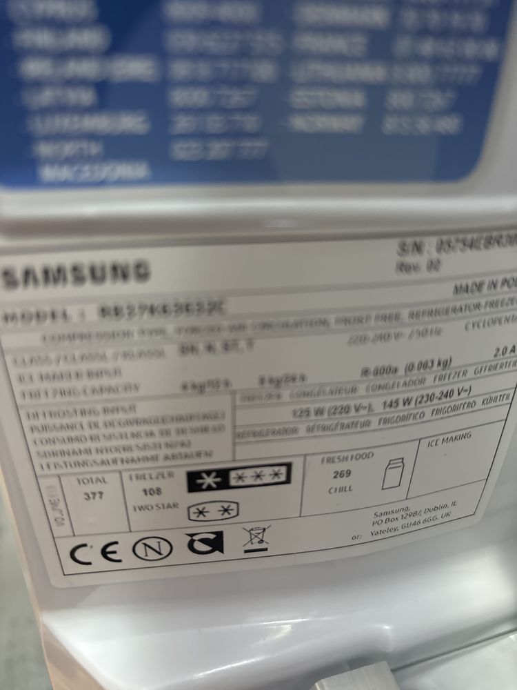 Lodowko zamrazarka Samsung