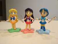 Figurki Sailor Moon - vintage zestaw z lat 90-tych