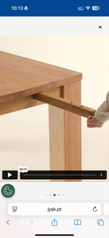 Mesa Jysk Carvalho como nova