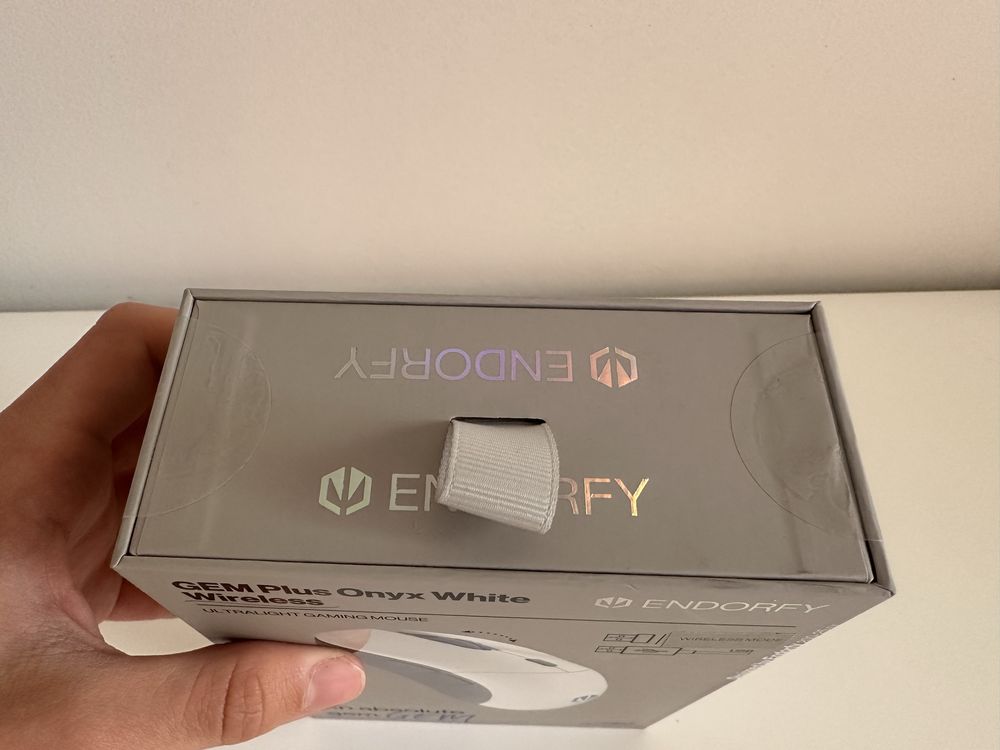 Myszka komputerowa Endorfy Gem Plus Wireless Onyx White