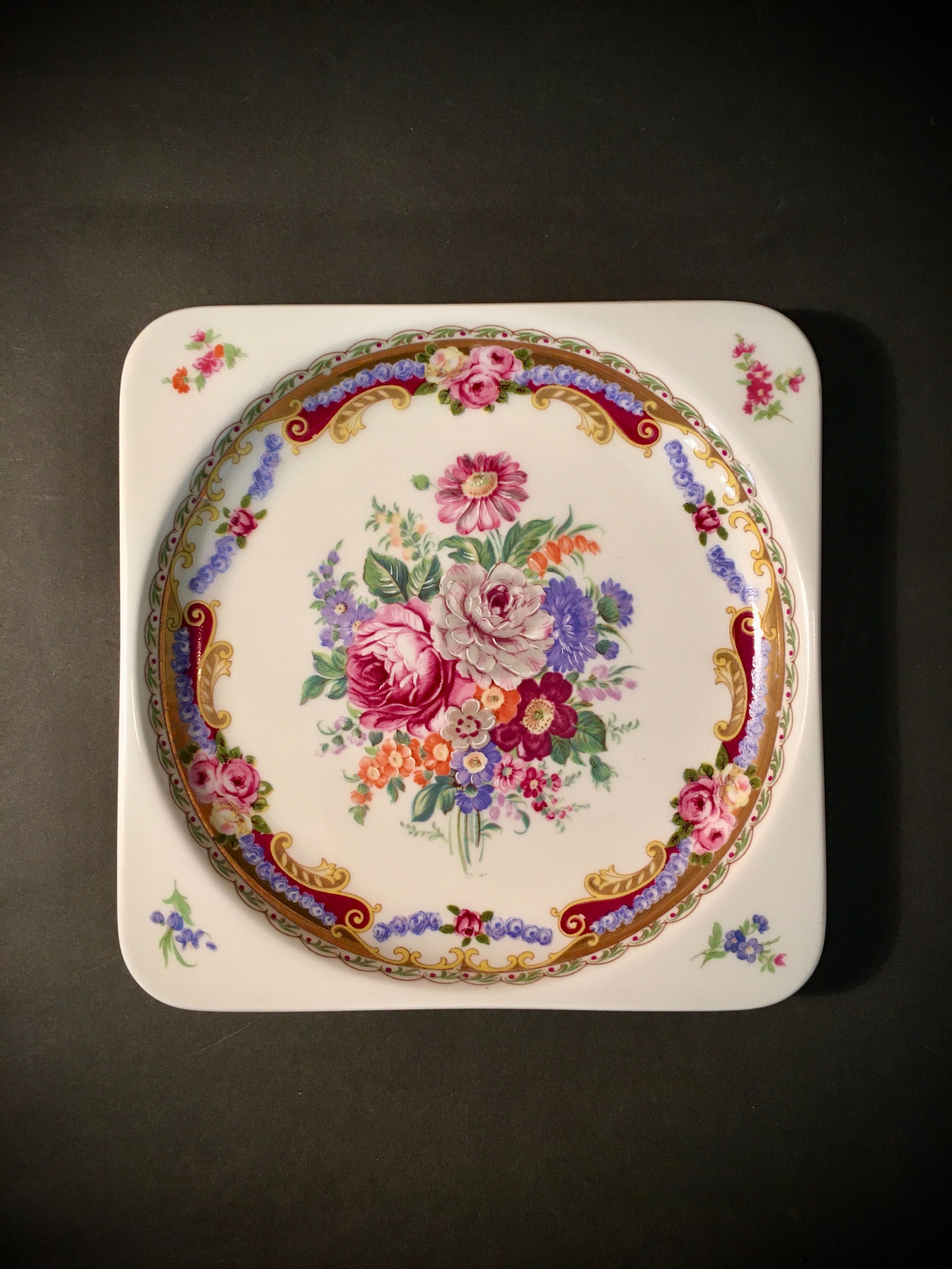 T. LIMOGES (Depos) - excelente estado - 17 x 17 x 2 cm/s