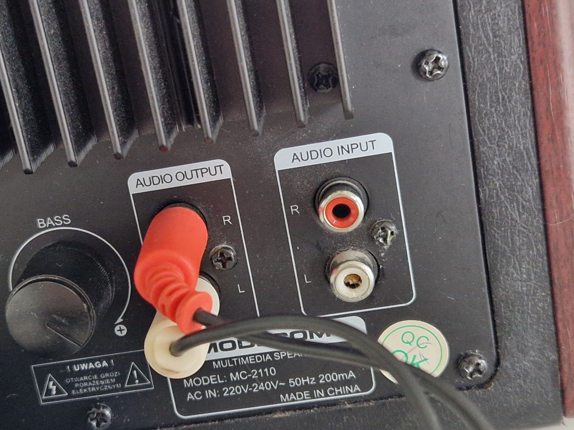 Głośniki Modecom MC 2110 2.1 OPIS 56w