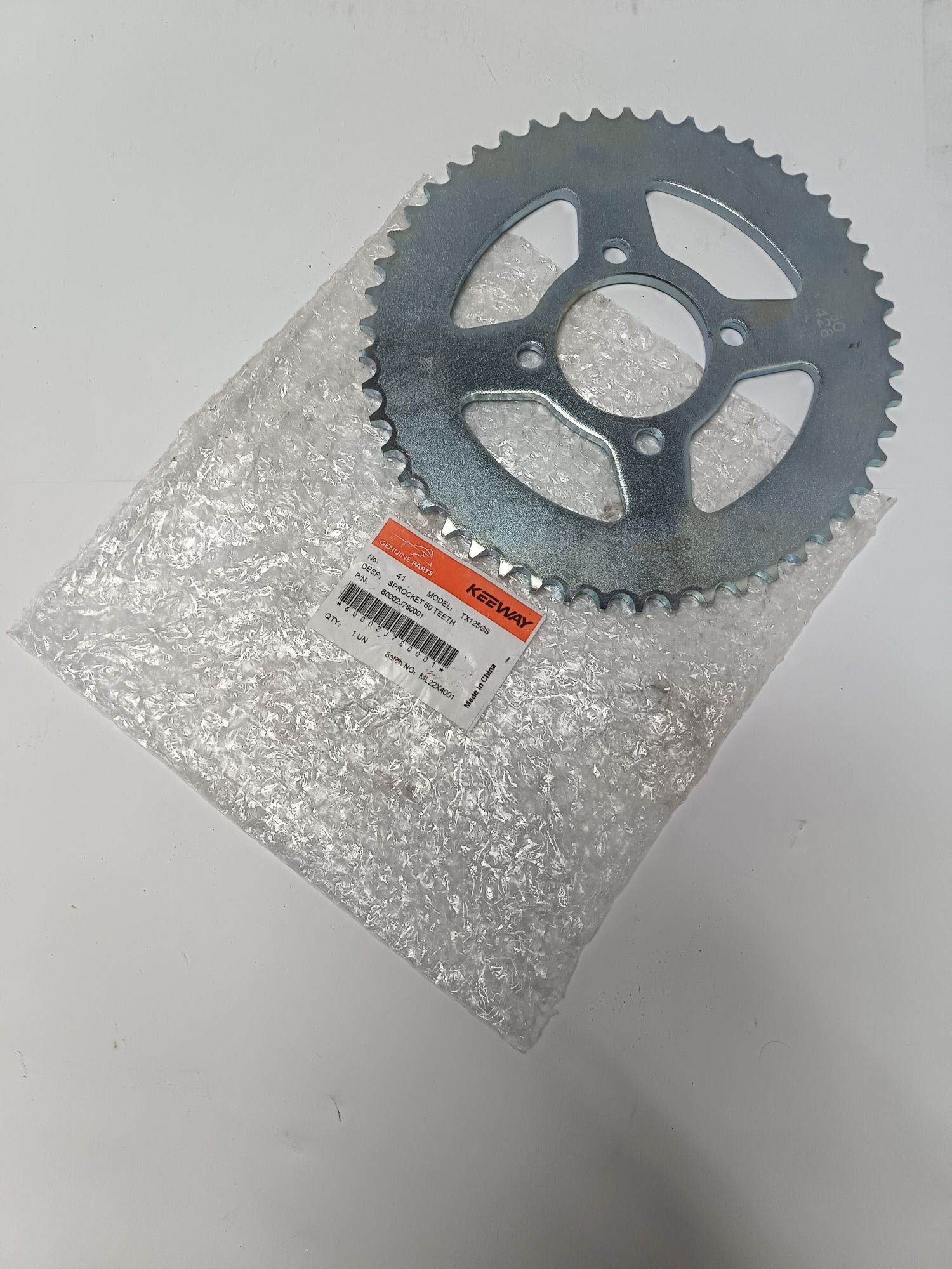 ZĘBATKA 428 50 zębów tylna KEEWAY TX 125 wysyłka