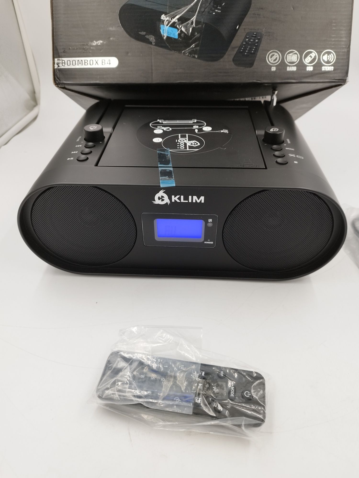 Klim boombox B4 CD bluetooth AUX radio bezprzewodowy