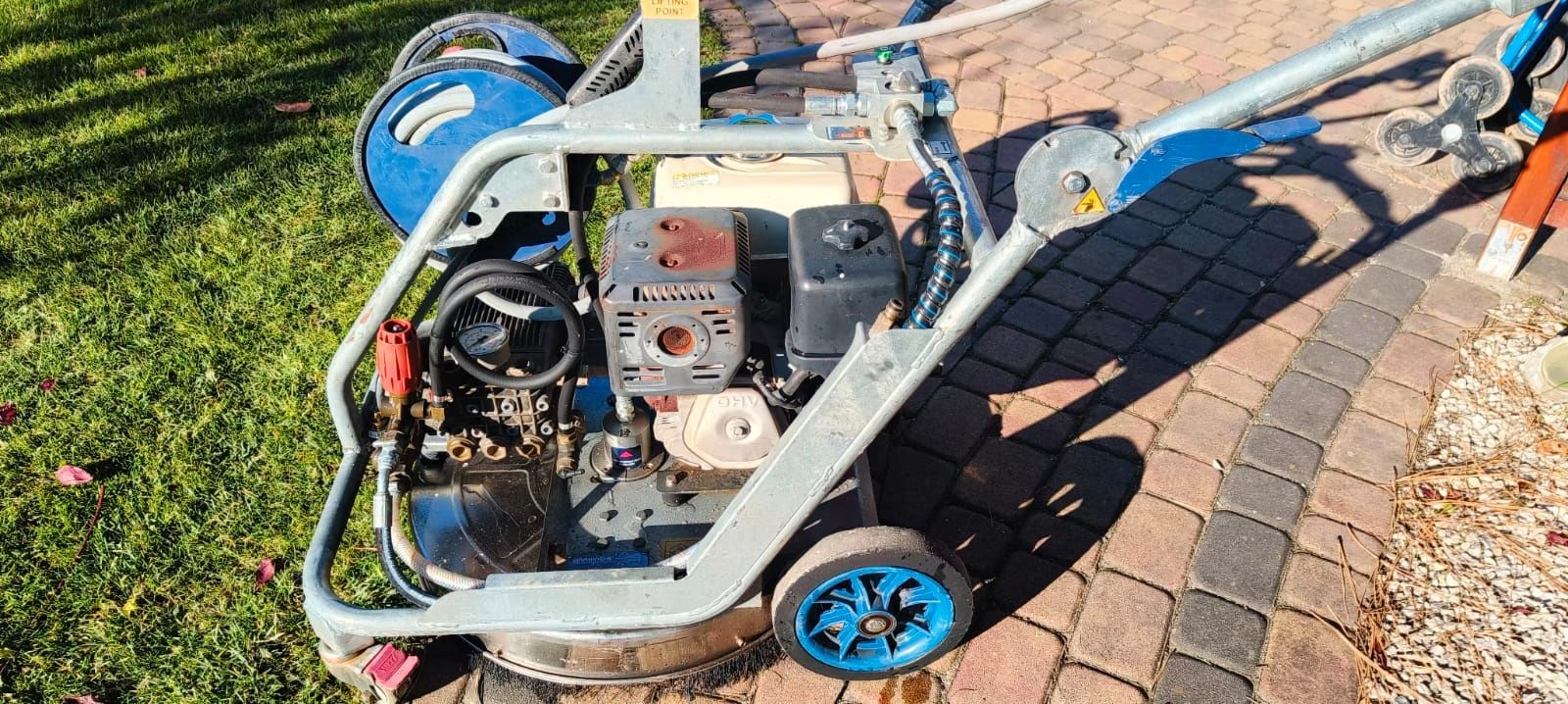 Podwójna myjka ciśnieniowa makinex do kostki honda 390