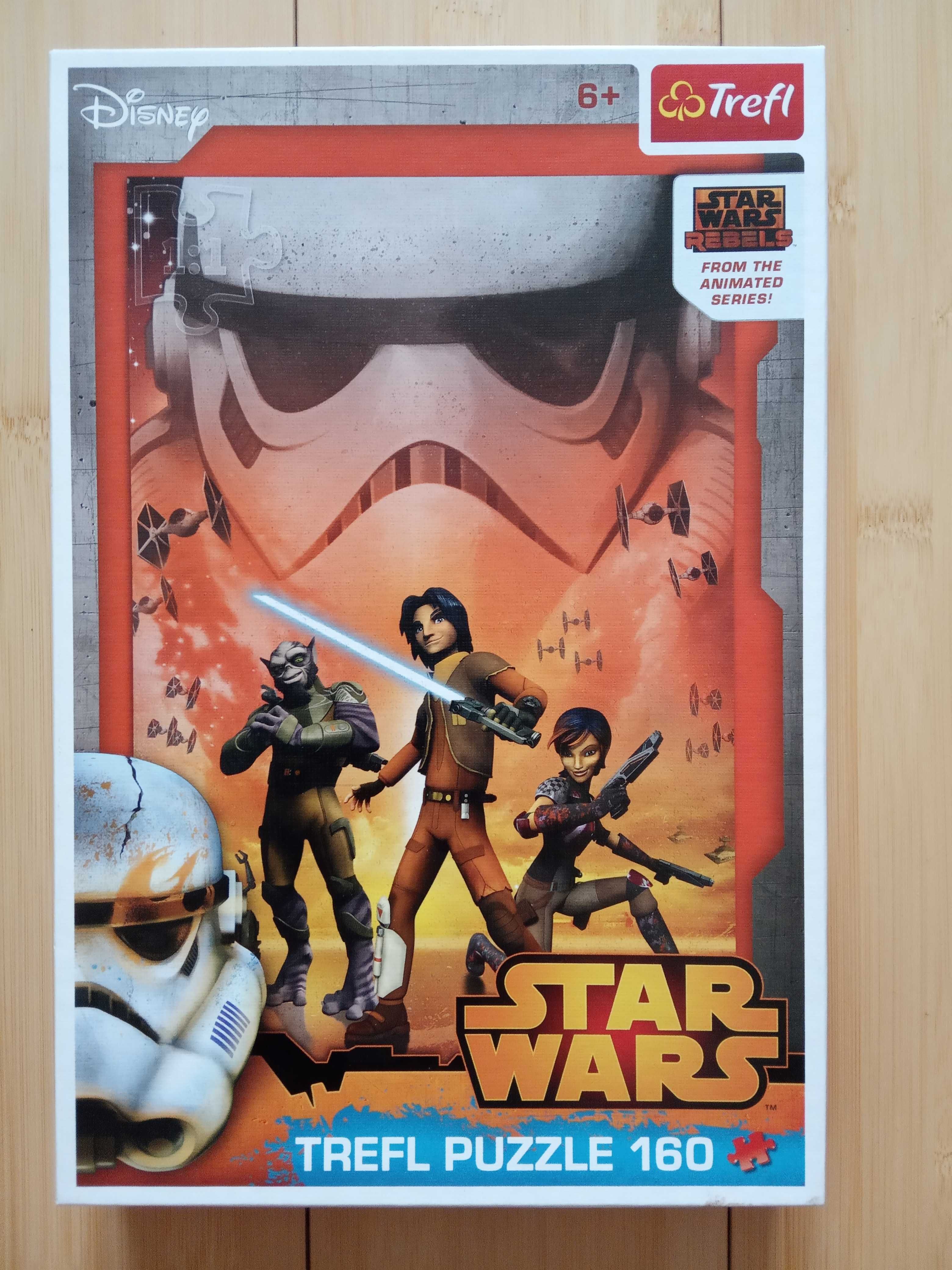 Puzzle Star Wars - Gwiezdne Wojny - 160 elementów + Kredki gratis