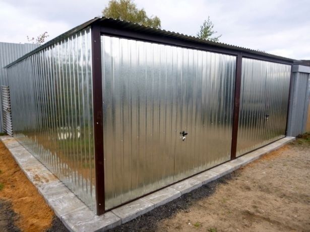 Garaż blaszany Blaszak NA BUDOWĘ Garaże blaszane OCYNK Szybka dostawa