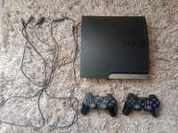 Konsola PlayStation 3 Slim + 2 pady + okablowanie+ 21 gier