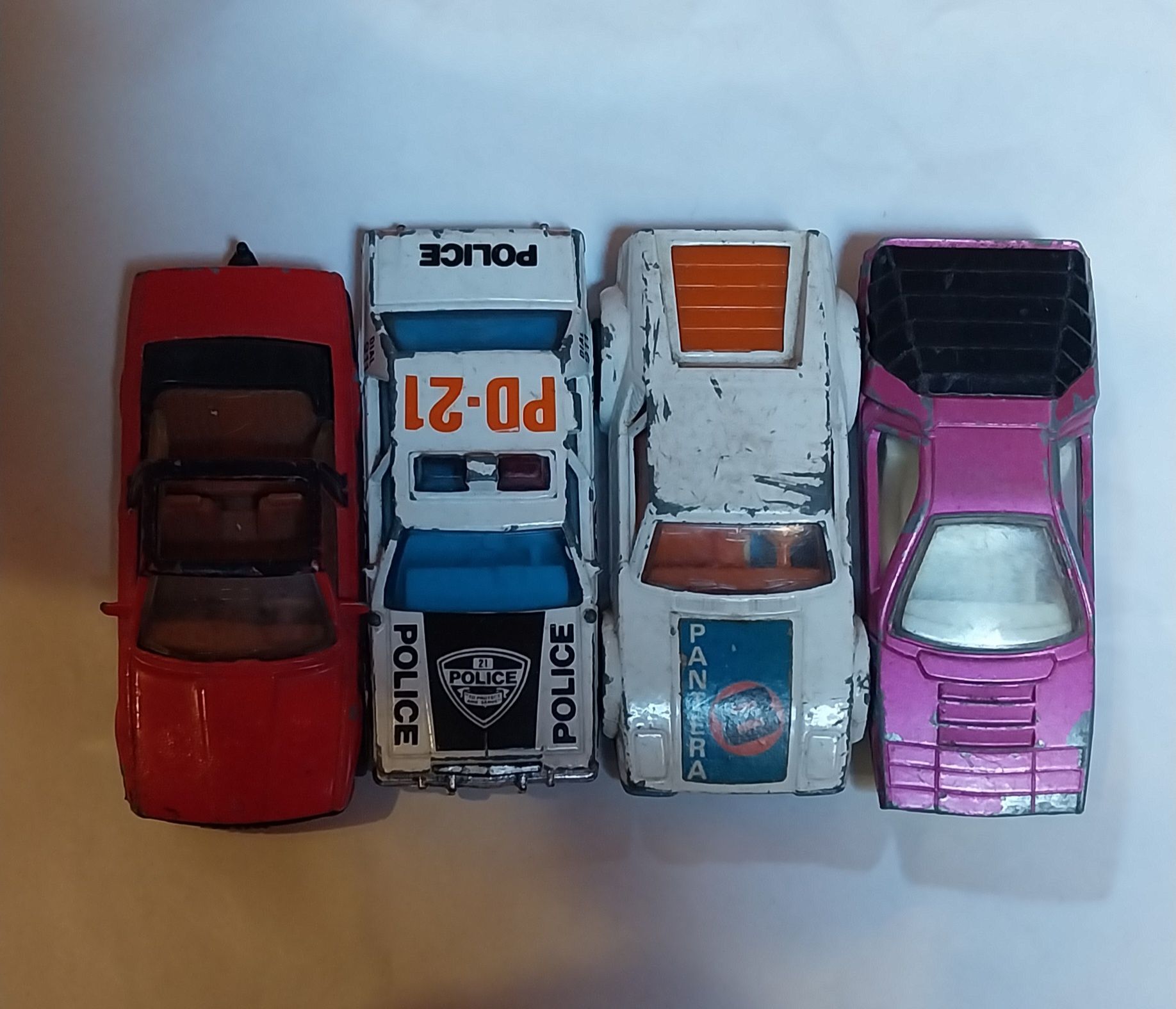 Lote de 4 miniaturas Matchbox