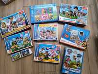 Mega zestaw gier i puzzli Psi Patrol