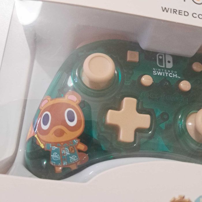 Comando Transparente Animal Crossing Rock Candy Nintendo Switch